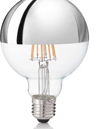 Lyspære Ideal Lux E27-serie 9w 930 Lm 3000   Krom Glas ø95ã 135 Mm 25 000 Timer