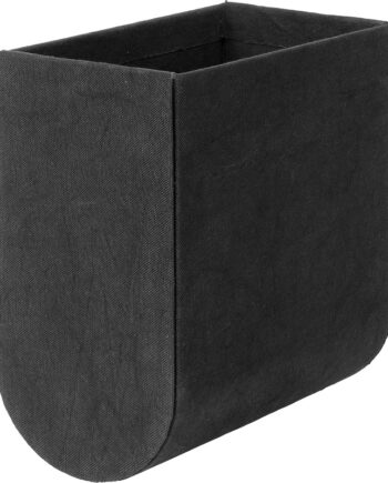 Magasin- Og Bladholder Kristina Dam Curved Stofbeklædt Pap Sort H23ã 22ã 25 Cm