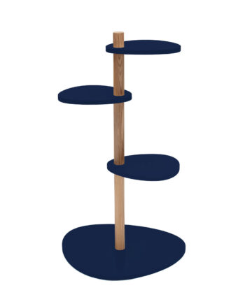 Magla  -lags Asketræ Plant Stand B55   H91cm Marineblå