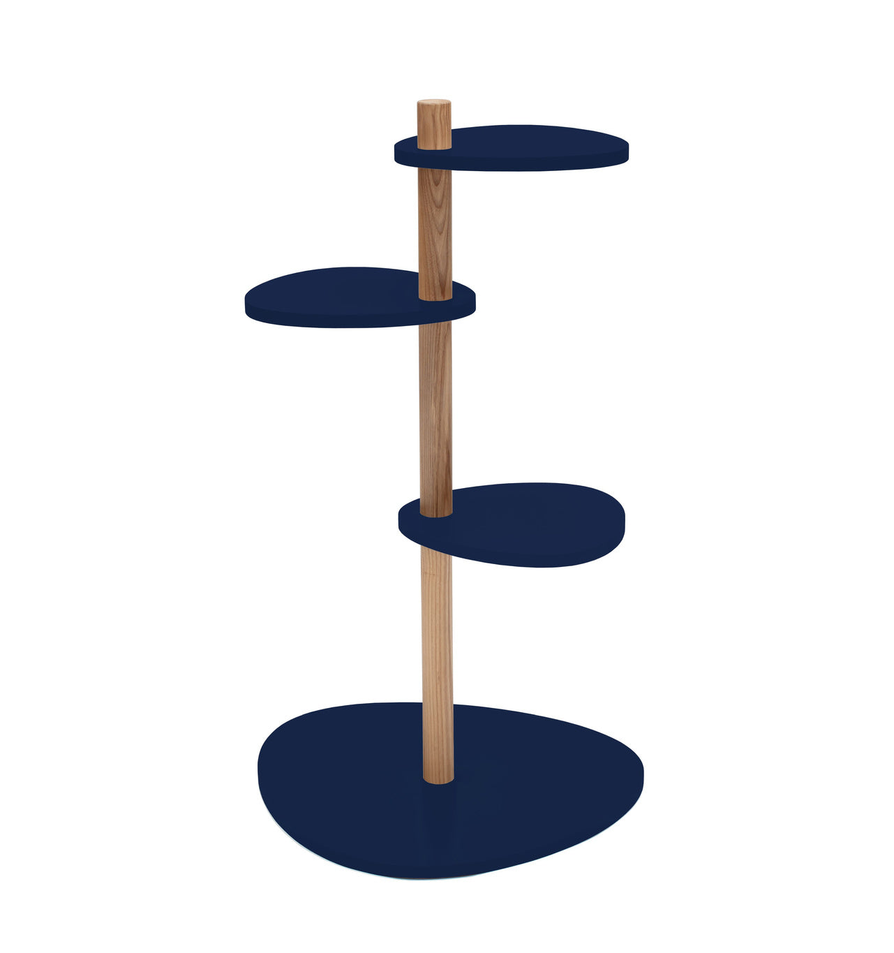 Magla  -lags Asketræ Plant Stand B55   H91cm Marineblå