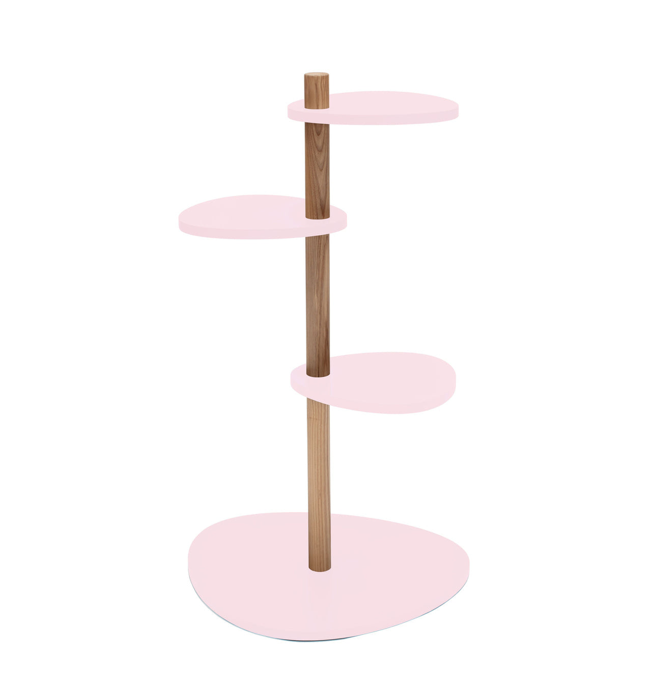 Magla  -lags Asketræ Plant Stand B55   H91cm Pulver Pink