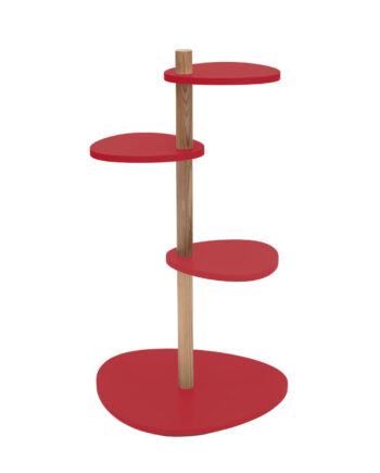Magla  -lags Asketræ Plant Stand B55   H91cm Pure Red