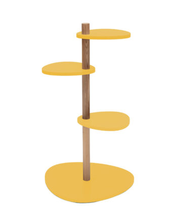 Magla  -lags Asketræ Plantestand B55   H91cm Gul