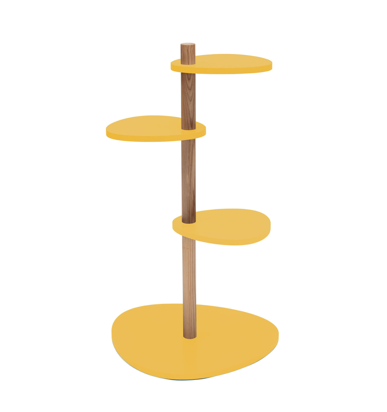 Magla  -lags Asketræ Plantestand B55   H91cm Gul