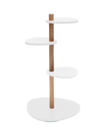 Magla  -lags Asketræ Plantestand B55   H91cm Hvid