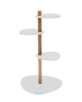 Magla  -lags Asketræ Plantestand B55   H91cm Perlegrå