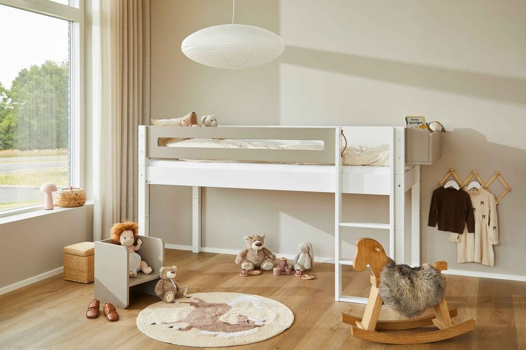 Manis-hâ Frej Halvhøj Seng Med Design Sengehest 160 Cmâ -  90x160
