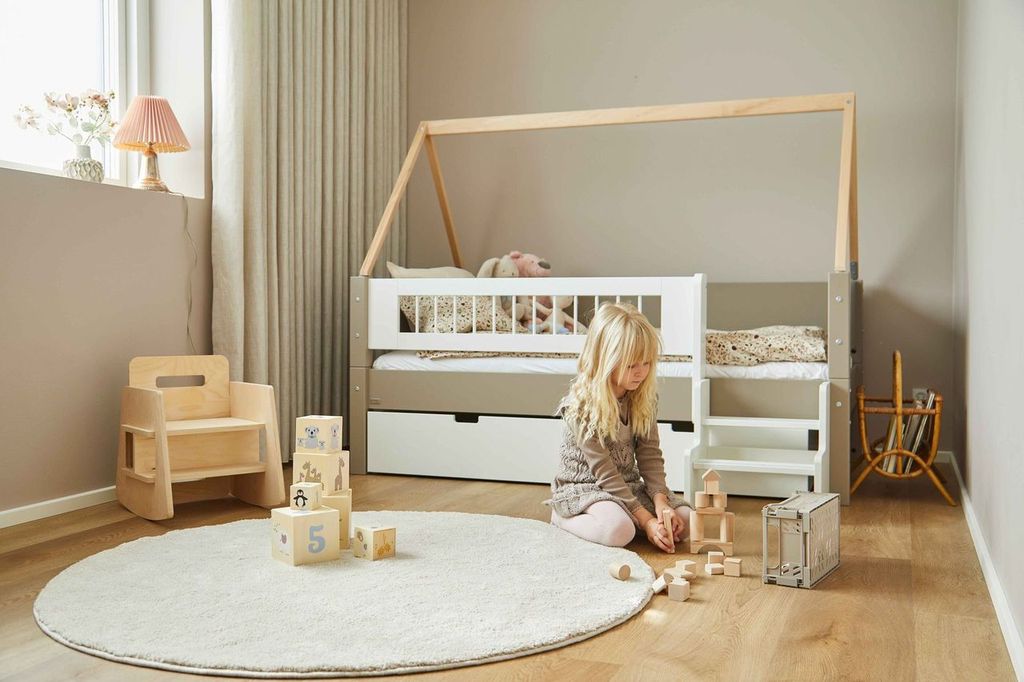 Manis-hâ Mimer Enkeltseng Med Sprosset Sengehest Og Skuffer 160 Cmâ -  90x160