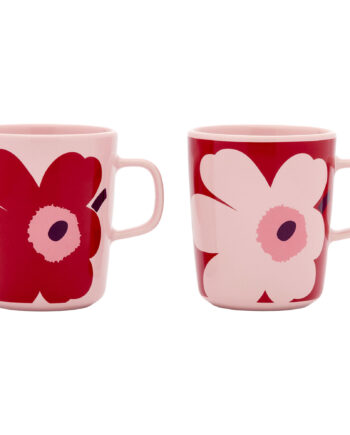 Marimekko Oiva Juhla Unikko Krus     Dl    Stk  Pink Cranberry