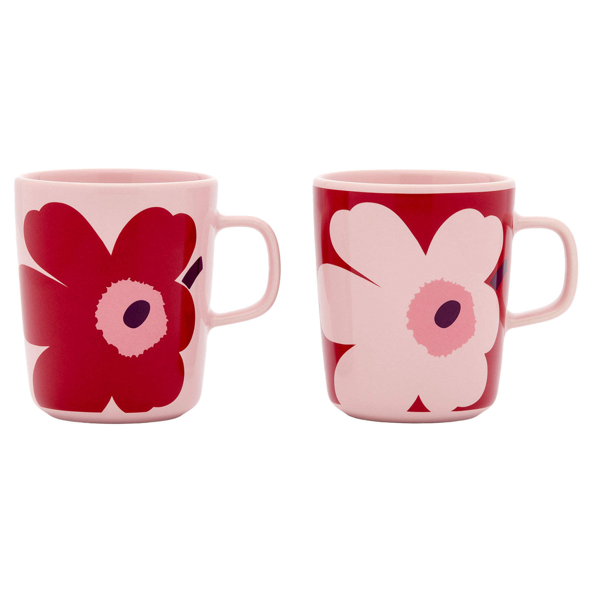 Marimekko Oiva Juhla Unikko Krus     Dl    Stk  Pink Cranberry