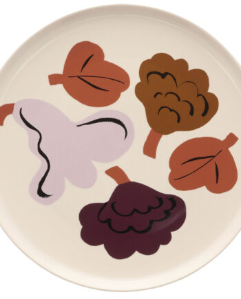 Marimekko Oiva Kukasta Kukkaan Assiet 20 Cm  Terracotta