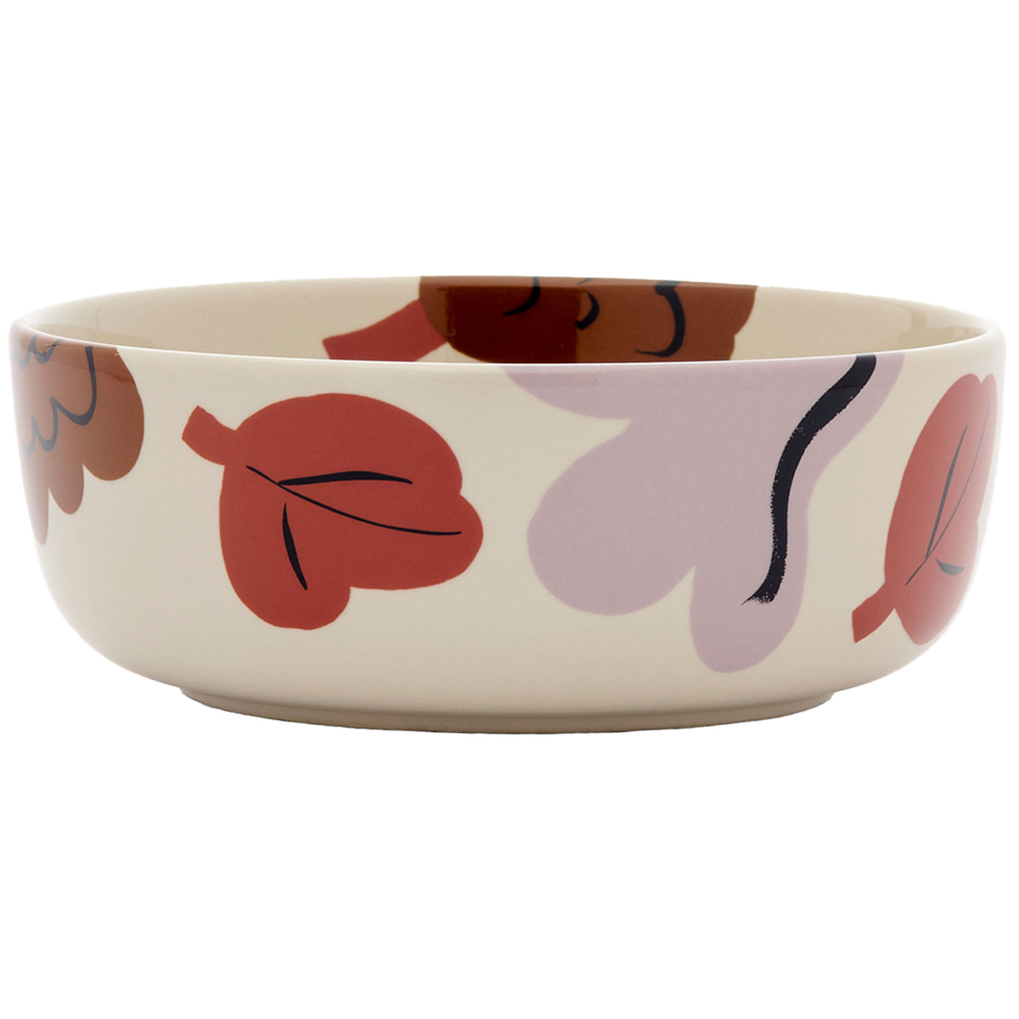 Marimekko Oiva Kukasta Kukkaan Skål   Dl  Terracotta