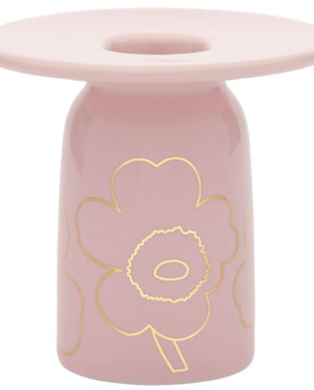 Marimekko Piirto Unikko Lysestage   Cm  Rosa Guld