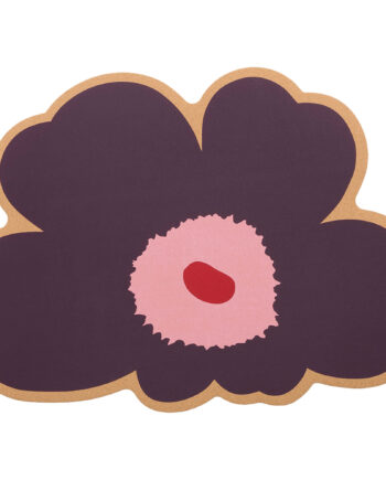 Marimekko Unikko-formet Bordunderlag   Kork  Cranberry Pink
