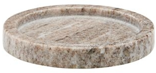 Marmor Organiseringsbakke Meraki Marble ø12     H2 Cm Mørk Beige