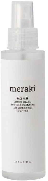 Meraki Facial Care Favorites Ansigtsmist økologisk Hydrerende Face Mist Med Earth Marine Water  Aloe Vera   Glycerin  Svanemærket