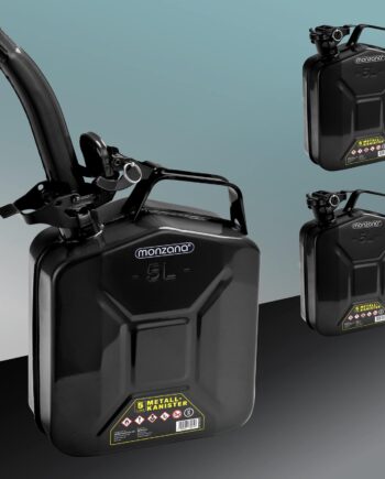 Metalbeholdersæt Med   Sorte Hver   Liter   Tud