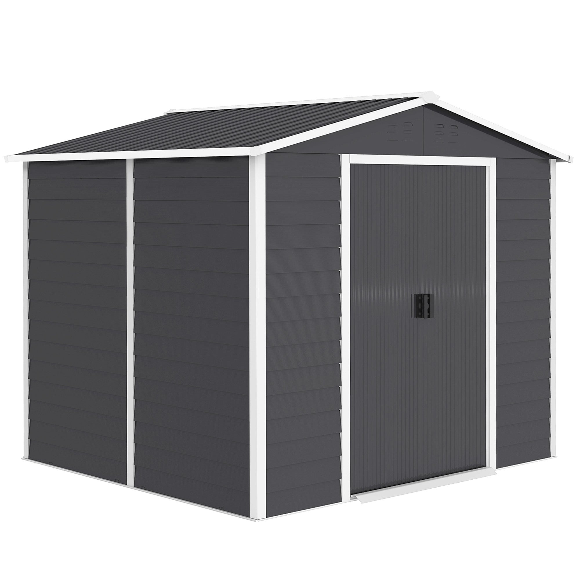 Metalhaveskur Vejrbestandigt Og Rustbestandigt Aflåseligt 40 06 98 Mørkegrå