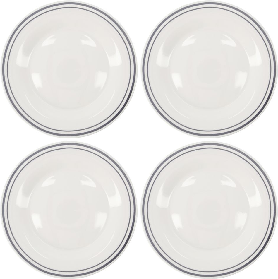 Middagstallerkener Nicolas Vahé Bistro ø27cm Grå Porcelæn   Pakke Med