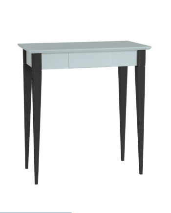 Mimo Skrivebord 65x40cm Hvide Ben   Lysegrå