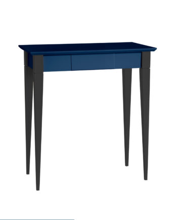 Mimo Skrivebord 65x40cm Hvide Ben   Marineblå