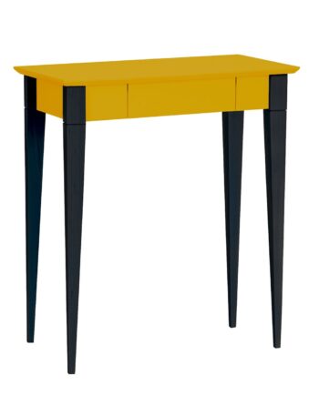 Mimo Skrivebord 65x40cm Sort Ben Gul