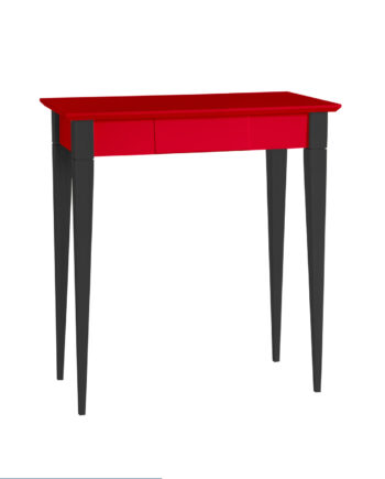 Mimo Skrivebord 65x40cm Sort Ben   Rød