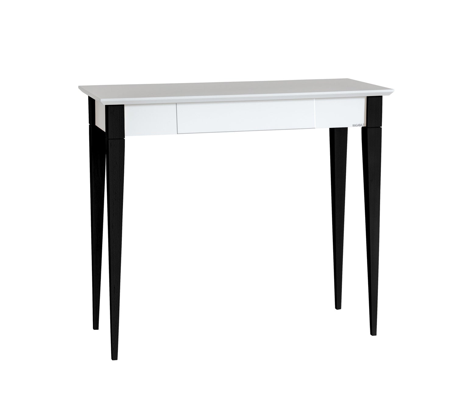 Mimo Skrivebord 85x40cm Sorte Ben   Hvid