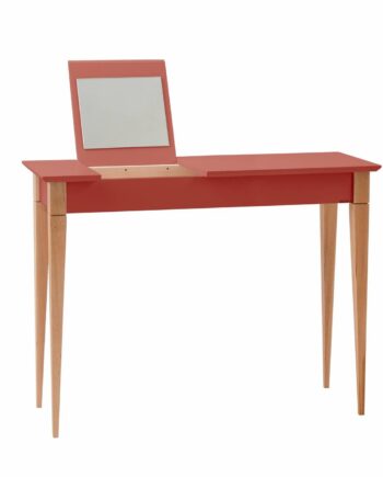 Mimo Sminkebord Med Spejl 105x35cm Antik Pink