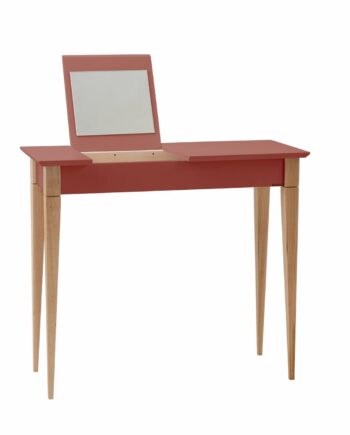 Mimo Sminkebord Med Spejl 85x35cm Antik Pink