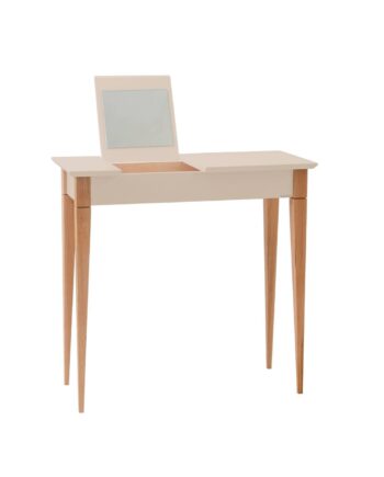 Mimo Sminkebord Med Spejl 65x35cm Brun Beige