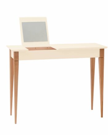 Mimo Sminkebord Med Spejl 105x35cm Kridthvid  Chalk