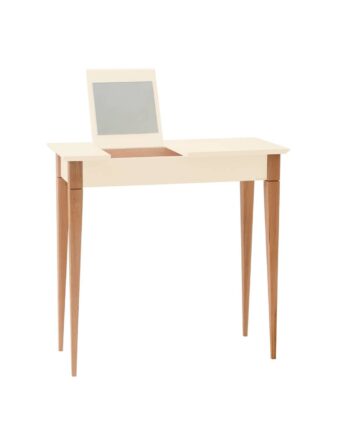 Mimo Sminkebord Med Spejl 65x35cm Kridthvid  Chalk