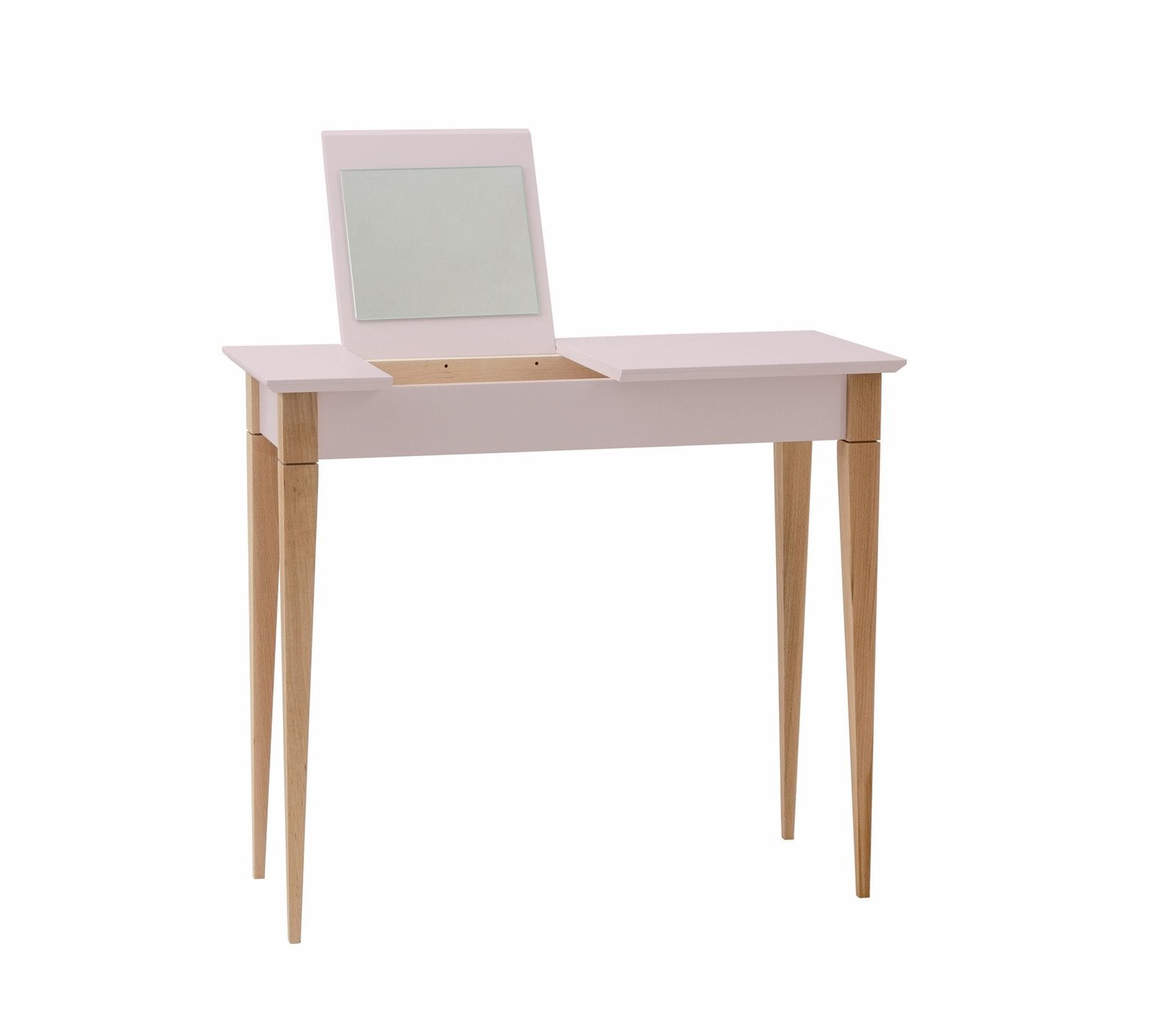 Mimo Sminkebord Med Spejl 85x35cm Pink