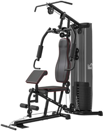Motionscykel  Træningsstation  Vægtbænk  Brystpres  Stål  170   104   205 Cm  Sort