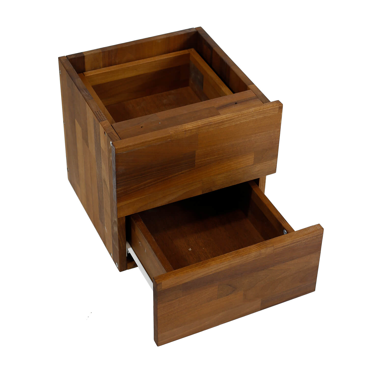 Nocnoi Puzzle Skuffeindsats Skuffer Push Open Funktion Massivt Olieret Valnød :33 8cm X33 8cm 33 8cm