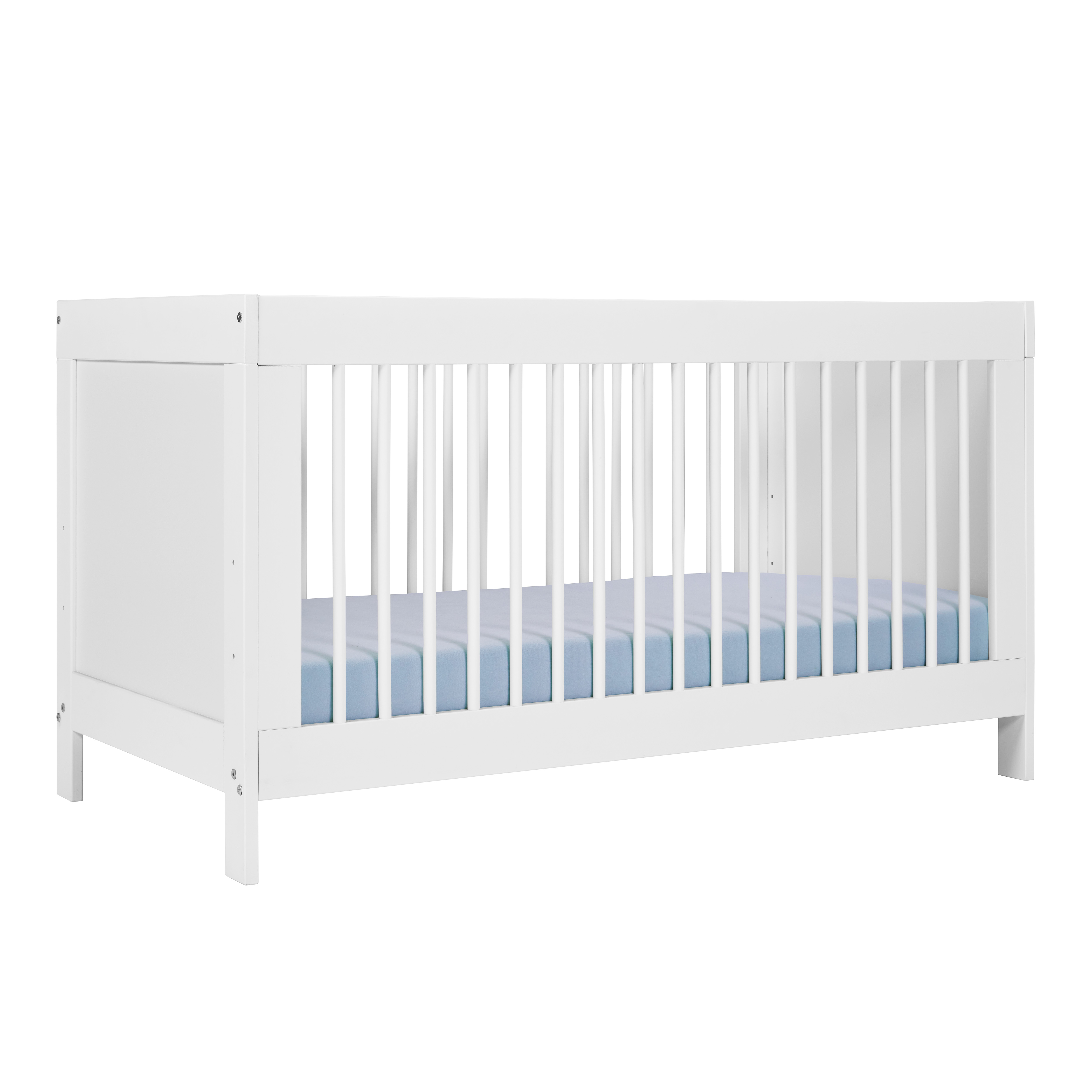 Nordic Living Collection Baila Tremmeseng Til Baby     Højdejusterbar Lamelbund    Niveauer  Faldsikring    Aftagelige Udtræksstænger Hvid Træ  70x140