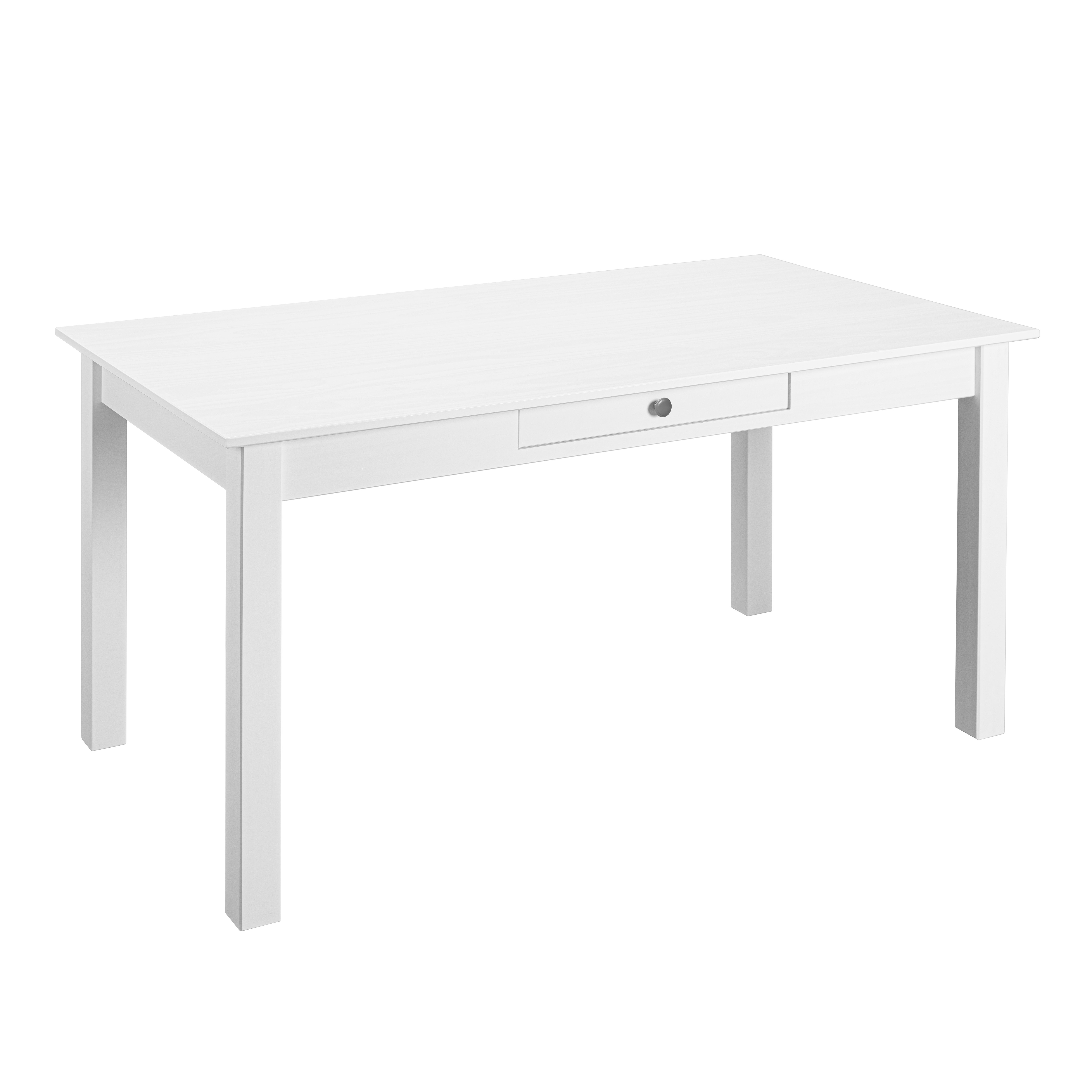 Nordic Living Collection Chilly Home Spisebord       Skuffe Hvid Fyrretræ  145x80