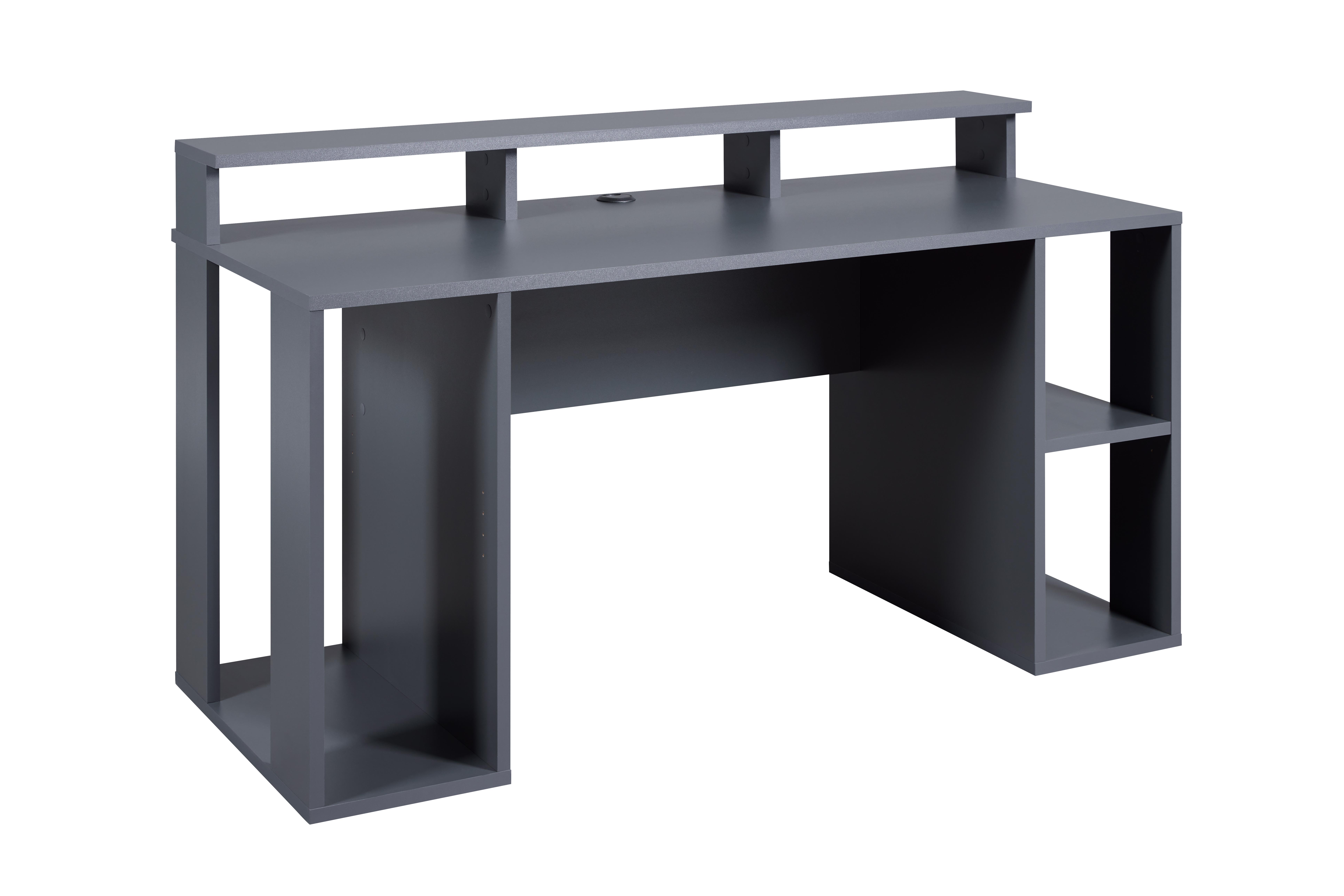 Nordic Living Collection Match Point Gaming-bord       Towerhylde Inklusive Kabeludtag    Hylde Antracitgrå Træ  160x91