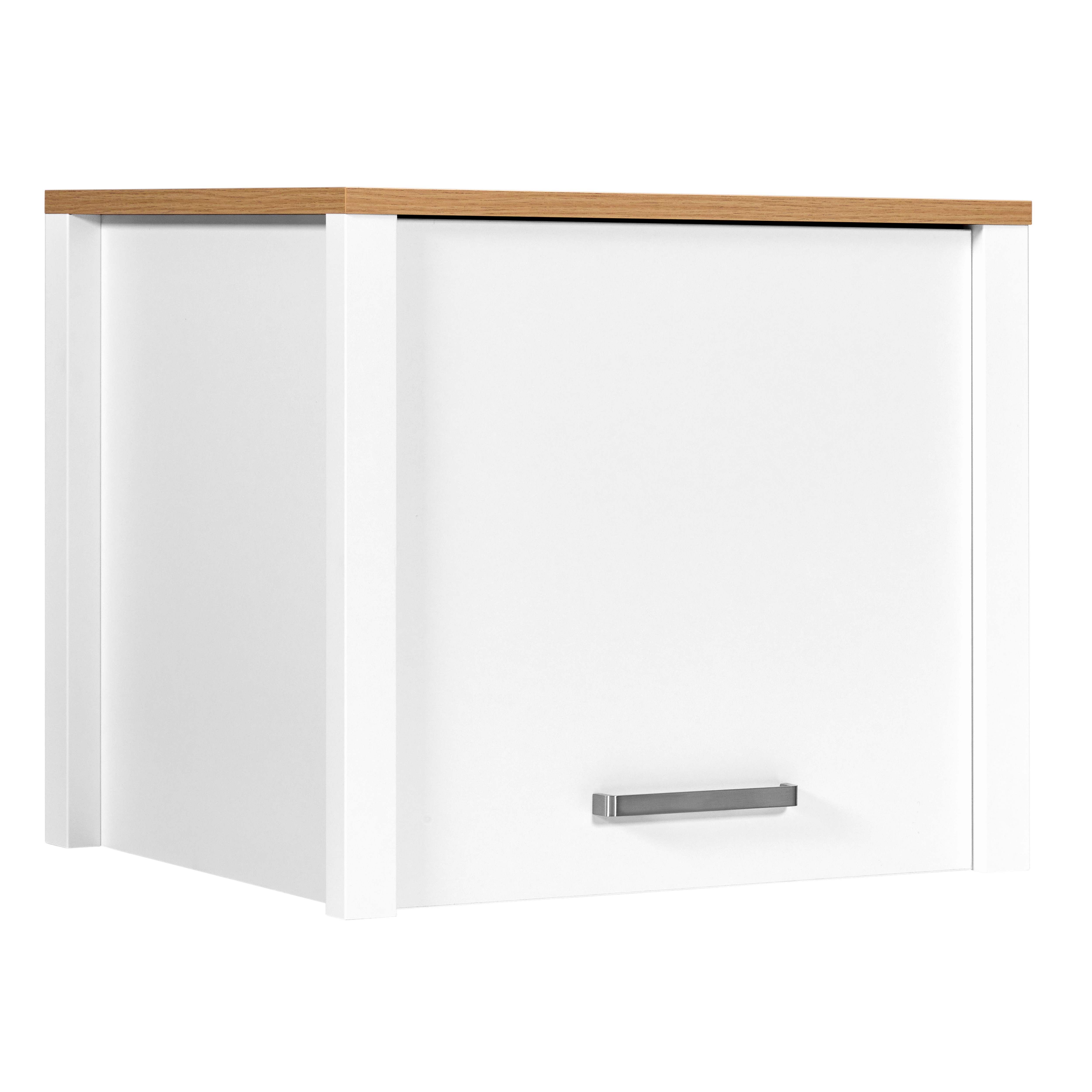 Nordic Living Collection Sicilia Køkkenskab       Låge    Hylde Natur Artisan Egefinish Og Hvid Melamin