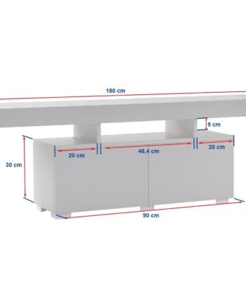 Nordvärk Enclave Tv-bord       Låger Og   åbne Rum Atlantic Pine Melamin  180x31