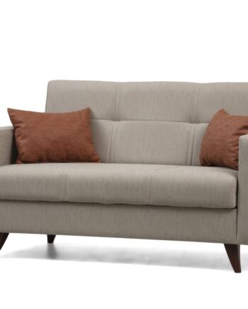 Nordvärk Polya   Pers  Sovesofa Beige Stof Og Plast