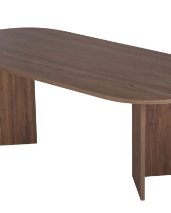 Nordvärk Sable Spisebord  Oval Brun Venezia Valnød Melamin  200x90