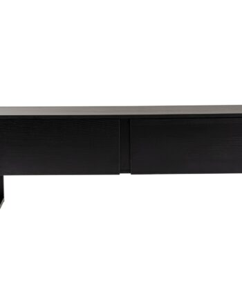 Nordvärk Serenity Tv-bord       Låger Sort Træ Melamin Og Sort  180x29