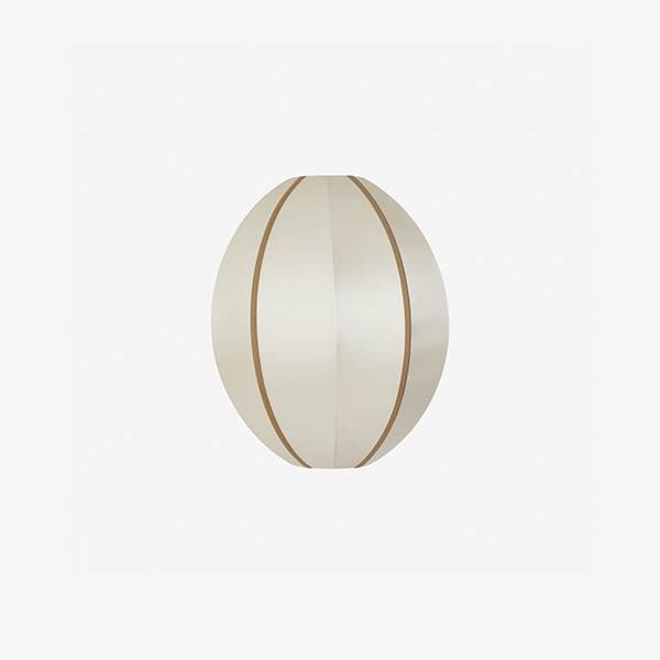 Oi Soi Oi Indochina Oval Lampeskærm Off White Amber : Erling Christensen Møbler