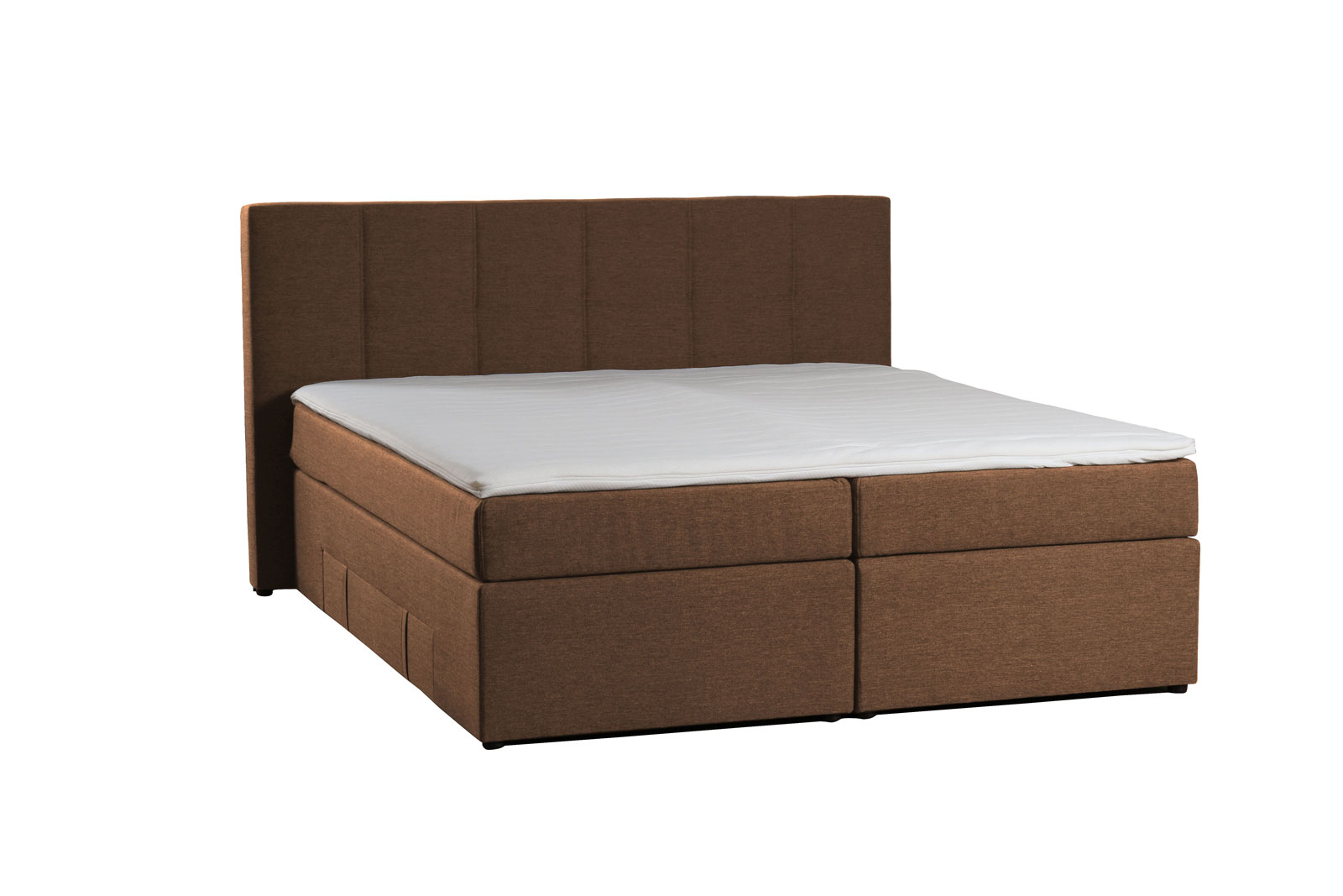 Olympic Luksus Håndlavet Kontinentalseng Med Opbevaring    Zoner 140x200 Fast  80-100 Kg  Fast Beige