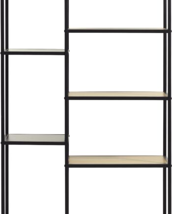 Opbevaringsreol Nordique Design Altino   Vild Eg Stål 146x35x80 Cm