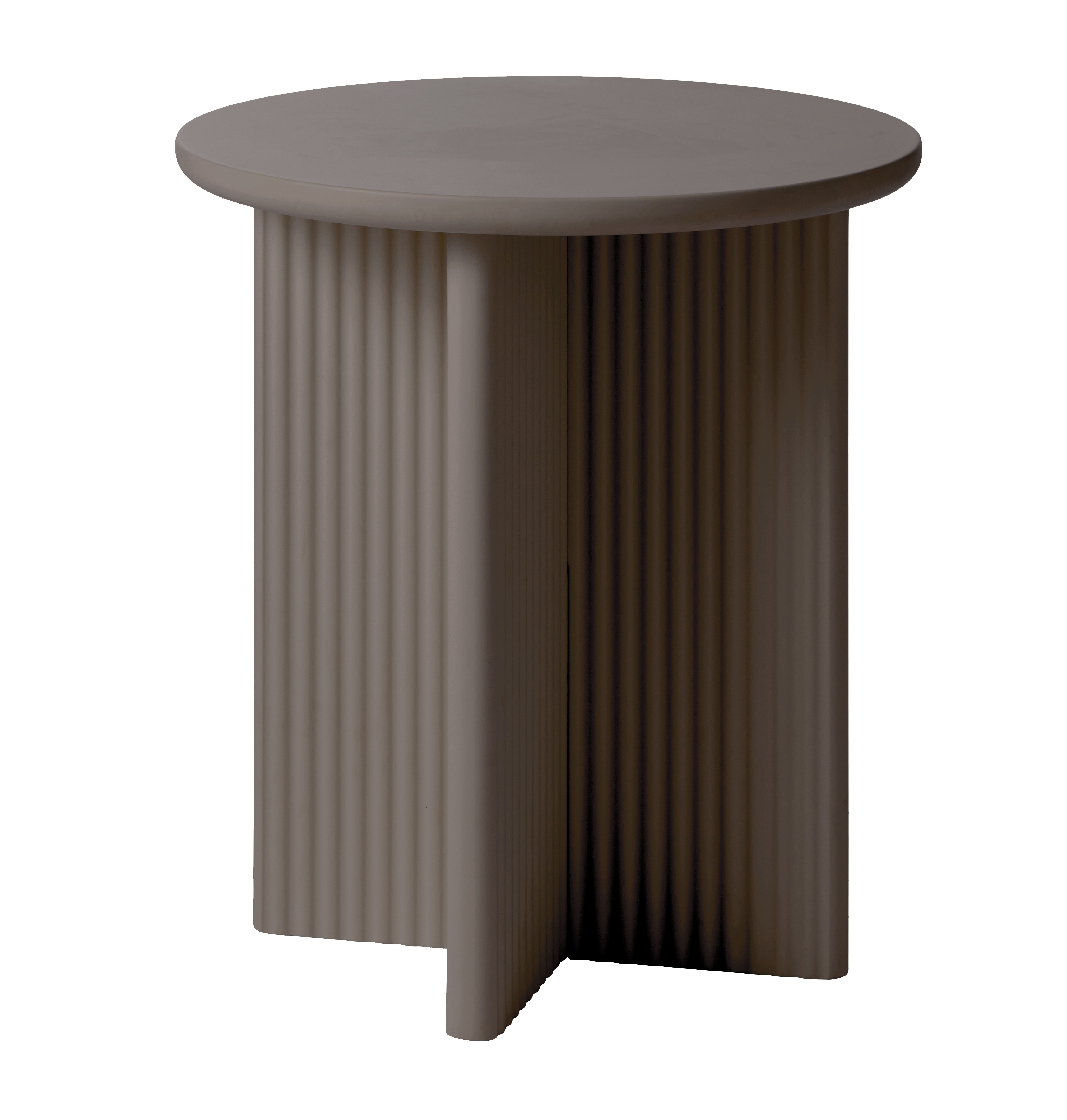 Palma Sidebord  Rund Taupe Mdf  ø50