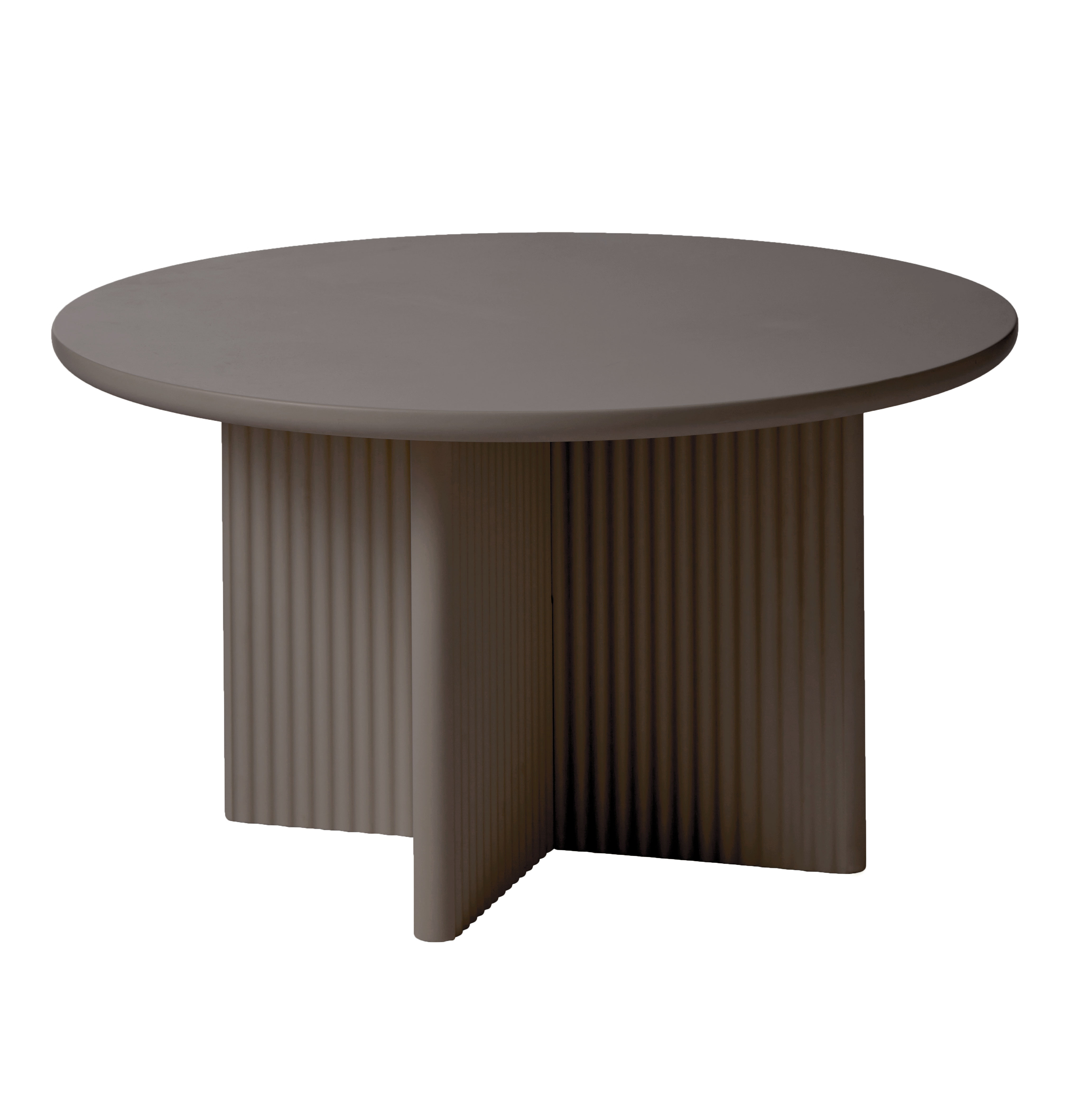 Palma Sofabord  Rund Taupe Mdf  ø80