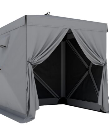 Pavillon   85x1 85m Vandtæt  Stabil  Vintertæt  Pop-up  Foldbar Pavillon Med   Netsidepaneler  Bæretaske  Uv 30